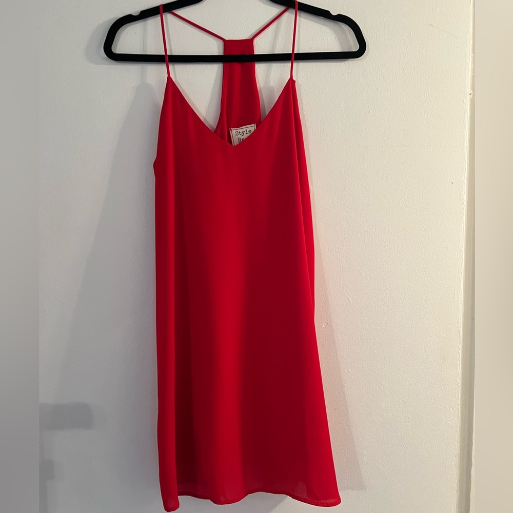 Red Sleeveless Dress